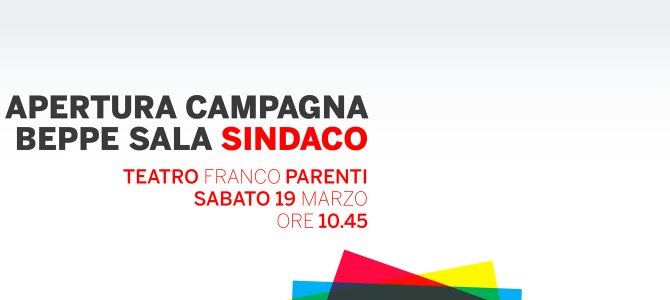 Apertura campagna Beppe Sala Sindaco
