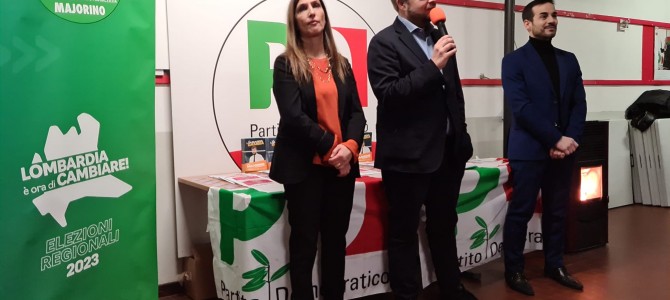 Regione Lombardia: oggi alla presentazione della candidata Cosima Buccoliero
