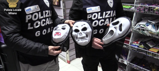 Polizia locale: il GOAC sequestra 7mila articoli di Carnevale non conformi