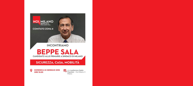 Incontriamo Beppe Sala. Candidato alle primarie a sindaco di Milano