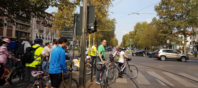 In bici in Corso Sempione: i progetti di riqualificazione e di mobilità