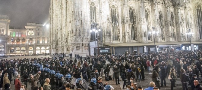 Oggi a Milano 18esimo sabato no green pass ma senza disagi