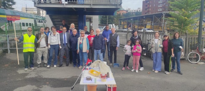 Va Taccioli-Assietta: grazie ai cittadini che hanno ripulito la passerella che collega Affori e Bovisasca