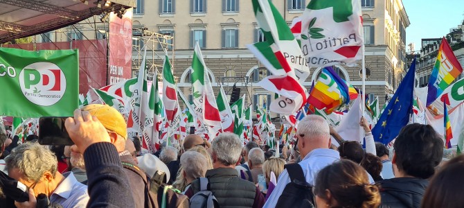 A Roma con il Popolo del PD per dire no a questo governo